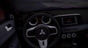 Mitsubishi Lancer Evolution FQ-400 V2 для GTA San Andreas миниатюра 19