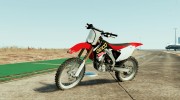 Honda CRF Geico graphic kit for the kx450f by RKDM for GTA 5 miniature 1