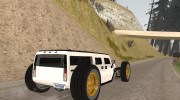 Hummer H2 The HumROD для GTA San Andreas миниатюра 10