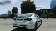 Honda Accord Type R NYPD (City Patrol 1090) для GTA 4 миниатюра 4