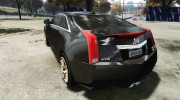 Cadillac CTS-V Coupe 2011 для GTA 4 миниатюра 3