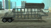 Полуприцеп панелевоз для GTA San Andreas миниатюра 4