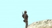 XOF Soldier Skin MGSV для GTA San Andreas миниатюра 5