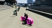 Мотоцикл из Трон (розовый неон) для GTA 4 миниатюра 3