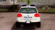 Golf V - Croatian Police Car para GTA San Andreas miniatura 6