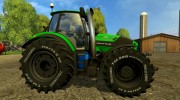 Deutz Fahr 7250 Grean Beast para Farming Simulator 2015 miniatura 2