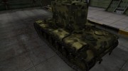 Скин для КВ-2 с камуфляжем для World Of Tanks миниатюра 3