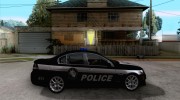 Pontiac G8 Police para GTA San Andreas miniatura 5