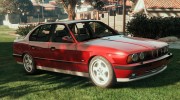 BMW E34 M5 1991 v2 для GTA 5 миниатюра 1