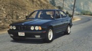 BMW 535i E34 v1.1 for GTA 5 miniature 1