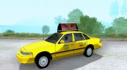 1992 Ford Crown Victoria NYC Taxi для GTA San Andreas миниатюра 4