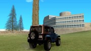Jeep Wrangler Rubicon для GTA San Andreas миниатюра 4