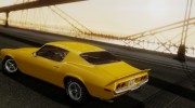 1970 Chevrolet Camaro Z28 для GTA San Andreas миниатюра 3