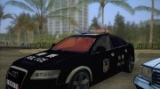 Audi RS6 Chinese Police para GTA San Andreas miniatura 1