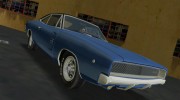 Dodge Charger 1968 RT 426 for GTA Vice City miniature 6