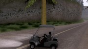 Golf kart para GTA San Andreas miniatura 2