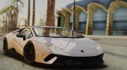 Lamborghini Huracan Performante 2018 para GTA San Andreas miniatura 1