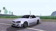 Nissan Skyline GTR R34 para GTA San Andreas miniatura 7