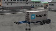 Maersk Contanier для Euro Truck Simulator 2 миниатюра 3