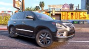 Lexus LX570 2014 1.0 для GTA 5 миниатюра 1