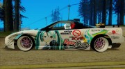 Acura NSX - Miku Hatsune Itasha para GTA San Andreas miniatura 4