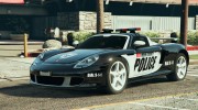 Porsche Carrera GT Cop для GTA 5 миниатюра 1