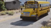 Caisson Elementary C School Bus для GTA 5 миниатюра 7