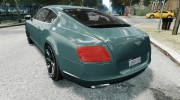 Bentley Continental GT 2011 [EPM] v1.0 для GTA 4 миниатюра 3