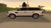 Range Rover Sport для GTA San Andreas миниатюра 3
