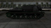 Скин для ИСУ-152 с зеленой полосой для World Of Tanks миниатюра 5