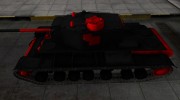 Черно-красные зоны пробития КВ-3 para World Of Tanks miniatura 2