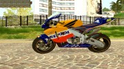 Honda Repsol Rossi для GTA San Andreas миниатюра 3