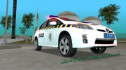 Toyota Prius Полиция Украины para GTA Vice City miniatura 4