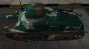 Французкий синеватый скин для Somua SAu 40 для World Of Tanks миниатюра 2