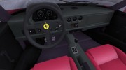 Ferrari F40 1987 для GTA San Andreas миниатюра 6