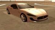 Maserati GranTurismo MC Stradale для GTA San Andreas миниатюра 1