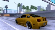 Ford Mustang GT Lowlife для GTA San Andreas миниатюра 2