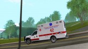 Ford F350 Super Duty Chicago Fire Department EMS para GTA San Andreas miniatura 2