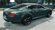 Bentley Continental GT 2011 [EPM] v1.0 для GTA 4 миниатюра 5