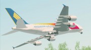 Airbus A380-800 Singapore Airlines Singapores 50th Birthday Livery (9V-SKI) для GTA San Andreas миниатюра 8