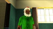 Маска Бухого Деда Мороза v2 (Christmas 2016) для GTA San Andreas миниатюра 7