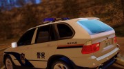 Bmw X5 E53 China Police для GTA San Andreas миниатюра 2