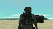 Modern army skin of United Kingdom для GTA San Andreas миниатюра 5