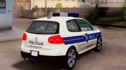 Golf V - Croatian Police Car для GTA San Andreas миниатюра 5