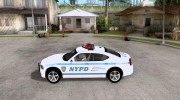 Dodge Charger Police NYPD para GTA San Andreas miniatura 2