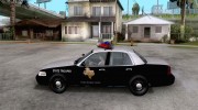 Ford Crown Victoria Texas Police для GTA San Andreas миниатюра 2