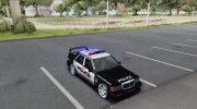 Mercedes-Benz 190E Evolution Police for GTA San Andreas miniature 6