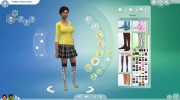 Чулки para Sims 4 miniatura 3