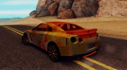 Nissan GTR Heavy Fire для GTA San Andreas миниатюра 2
