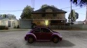 Volkswagen Beetle для GTA San Andreas миниатюра 5